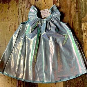 Cheeky plum blue iridescent dress NWT